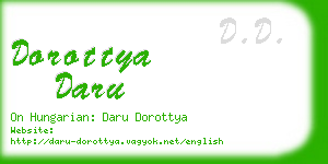 dorottya daru business card